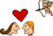 Gif animé amour cupidon